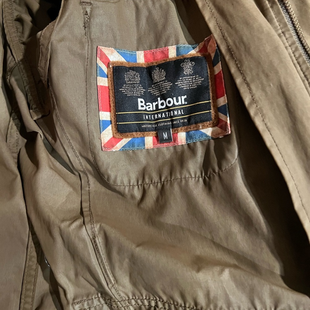 Barbour International Colllection.